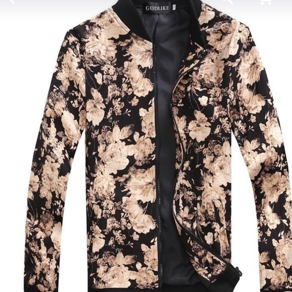 2015 brand Men's Slim jacquard jacket coat autumn - Picture 1 of 5